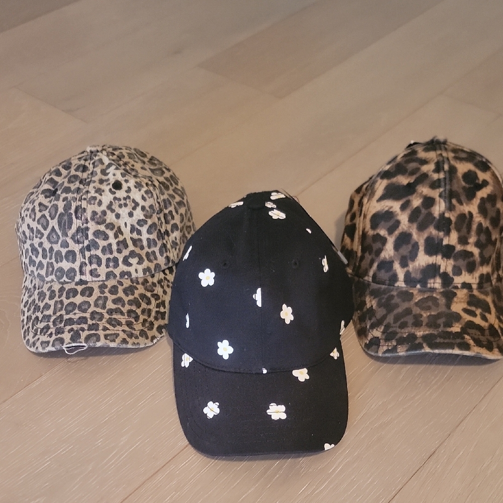 NEW Girls Cat & Jack Hats, Set Of 3